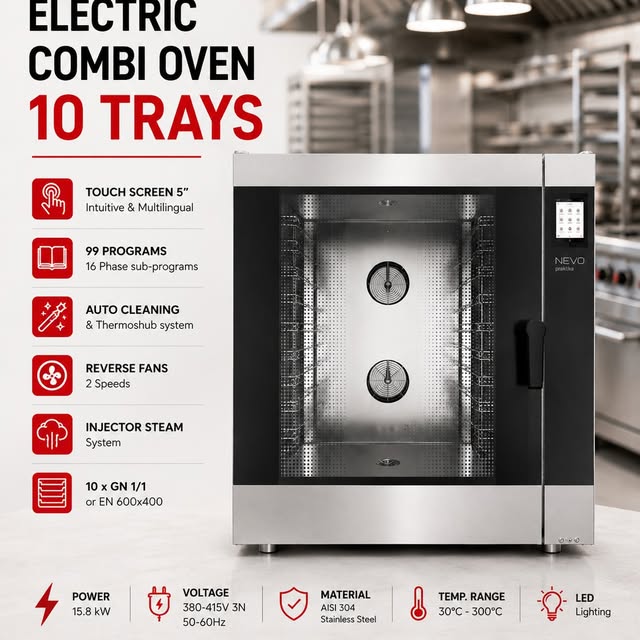 Electric Combi Oven — 10 Trays