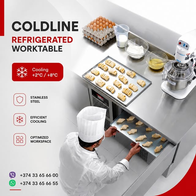Coldline Refrigerated Worktable